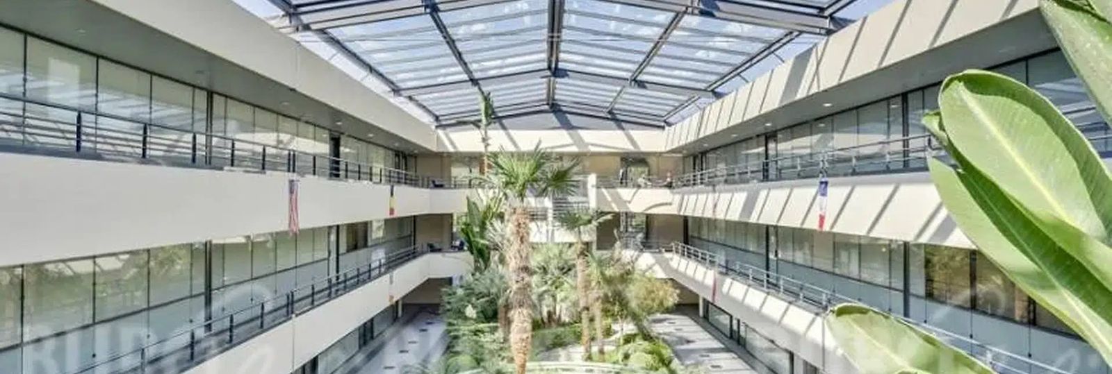 Atrium des bureaux de Valbonne, Sophia Antipolis